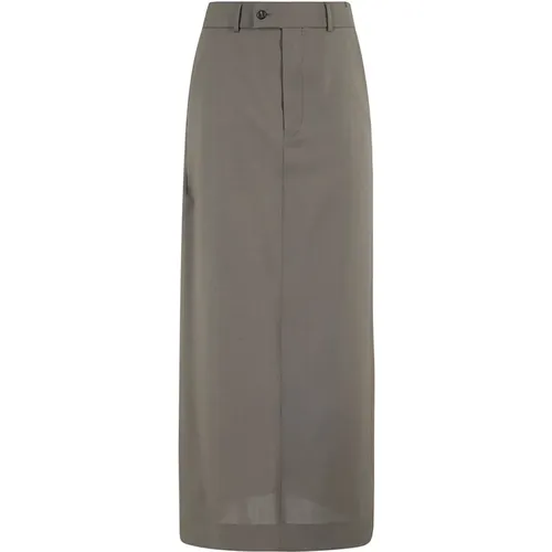 Stilvoller Maxi-Rock für Frauen - MM6 Maison Margiela - Modalova