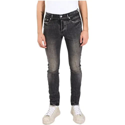 Zerrissene Skinny Jeans , Herren, Größe: W31 - Purple Brand - Modalova