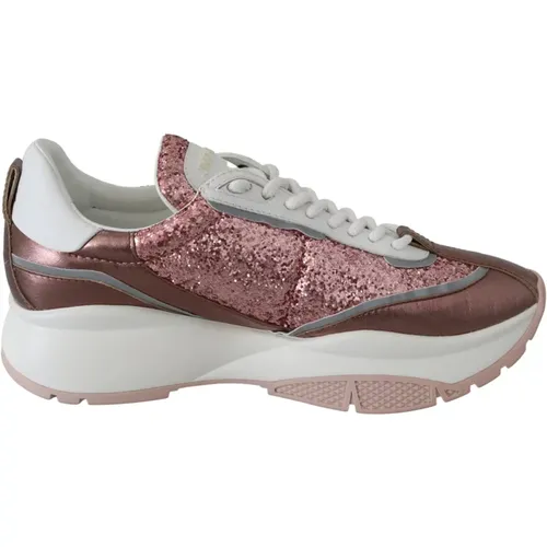 Glitter Sneaker Euphorie , Damen, Größe: 41 EU - Jimmy Choo - Modalova