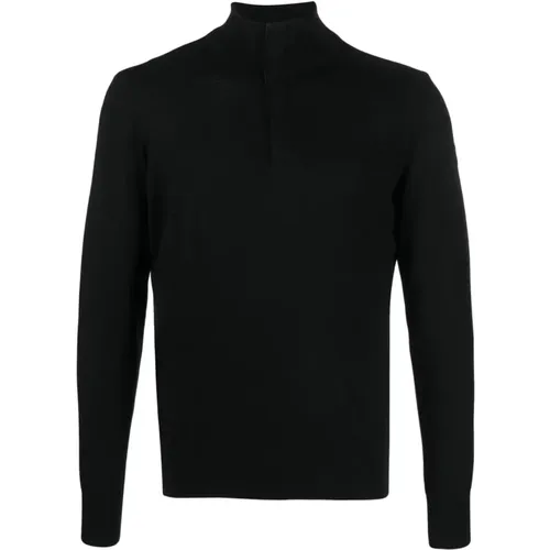 Wollen zipped pullover , male, Sizes: L, M, 2XL, S - PAUL & SHARK - Modalova