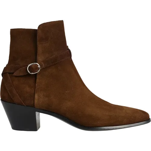 Leather Ankle Boots , male, Sizes: 11 UK - Celine - Modalova