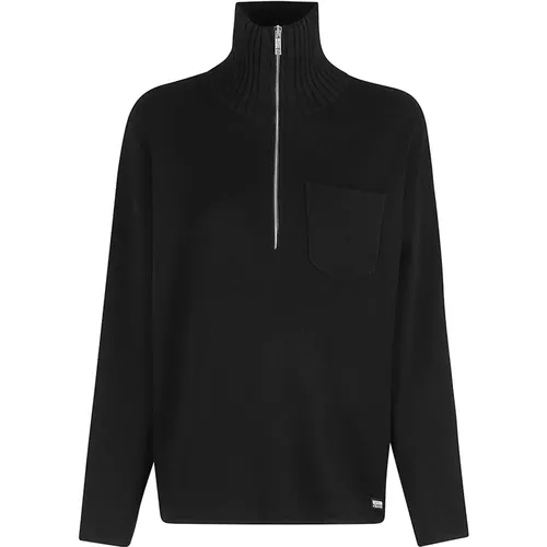 Stretch-Viskose-Top , Damen, Größe: M - Moschino - Modalova