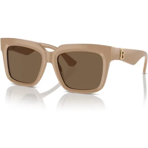 Sophisticated Sunglasses with TB Logo , female, Sizes: 54 MM - Burberry - Modalova