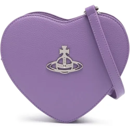 Heart Motif Shoulder Bag , female, Sizes: ONE SIZE - Vivienne Westwood - Modalova