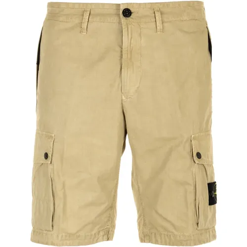 Slim Bermuda Shorts , male, Sizes: W30 - Stone Island - Modalova