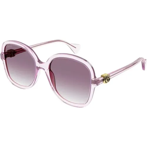 Sungles , female, Sizes: 56 MM - Gucci - Modalova