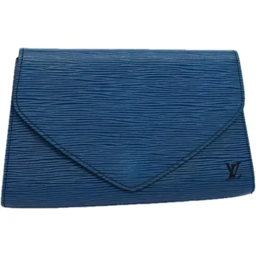 Pre-owned Leather clutches , female, Sizes: ONE SIZE - Louis Vuitton Vintage - Modalova