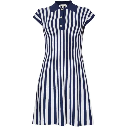 Blue Stripe Polo Dress , female, Sizes: XS, L, S, M - Liu Jo - Modalova