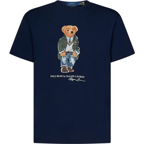 Polo Bear Graphic T-shirts and Polos , male, Sizes: XL - Polo Ralph Lauren - Modalova