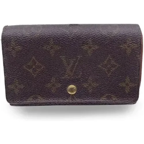 Pre-owned Leather wallets , female, Sizes: ONE SIZE - Louis Vuitton Vintage - Modalova