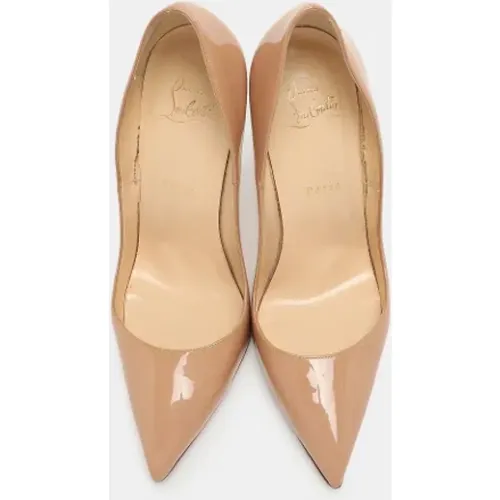 Pre-owned Fabric heels , female, Sizes: 5 1/2 UK - Christian Louboutin Pre-owned - Modalova