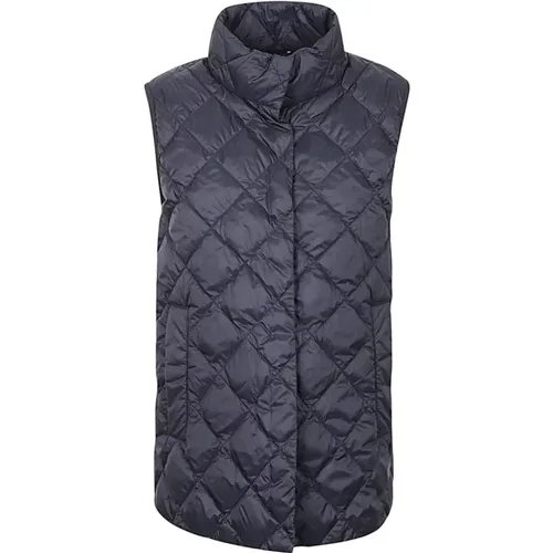 Polyester Padded Vest with Raised Collar and Side Pockets , female, Sizes: S, XS, 2XS, XL, 3XS, 4XS - Max Mara Weekend - Modalova