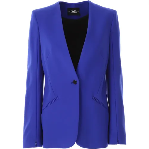 Milano Point Blazer Jacket , female, Sizes: XS - Karl Lagerfeld - Modalova