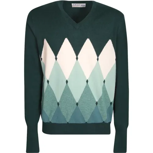 Neck Cashmere Sweater , male, Sizes: S, M, L - Ballantyne - Modalova