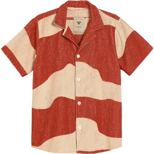 Desert Dunes Jacquard Shirt , male, Sizes: M, XL, L - OAS - Modalova