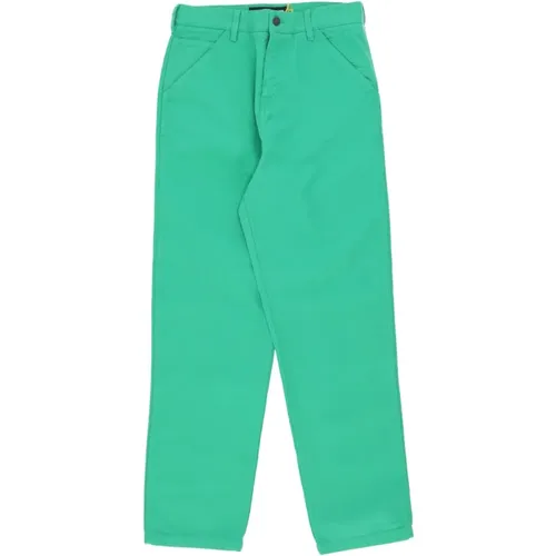 Grüne Arbeits Hose Streetwear Stil , Herren, Größe: W34 - Iuter - Modalova