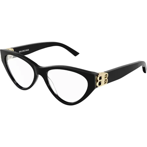 Schwarze Brillengestelle , Damen, Größe: 54 MM - Balenciaga - Modalova