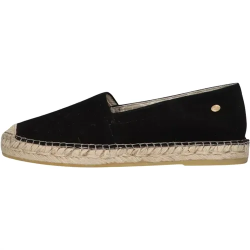 Schwarze Espadrilles mit Jutesohle - Fred de la Bretoniere - Modalova