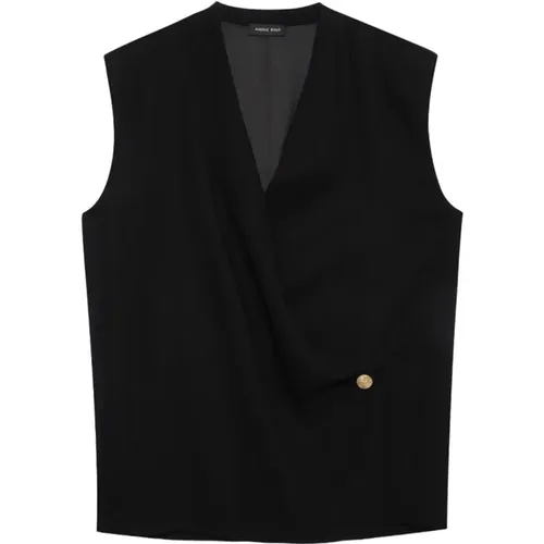 Modern Classic Sleeveless Vest , female, Sizes: M, L, S - Anine Bing - Modalova