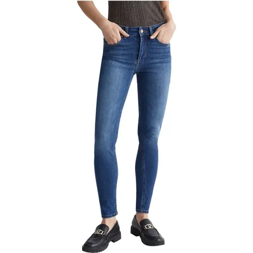 Blaue Slim Fit Jeans , Damen, Größe: W26 - Liu Jo - Modalova