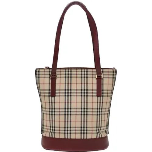 Pre-owned Canvas totes , female, Sizes: ONE SIZE - Burberry Vintage - Modalova