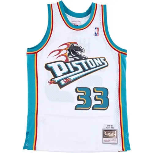 Grant Hill Swingman Jersey Detroit Pistons , Herren, Größe: L - Mitchell & Ness - Modalova