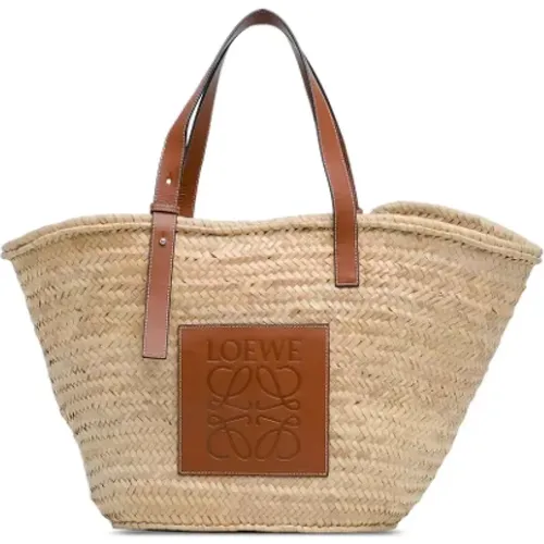 Pre-owned Raffia totes , female, Sizes: ONE SIZE - Loewe Pre-owned - Modalova