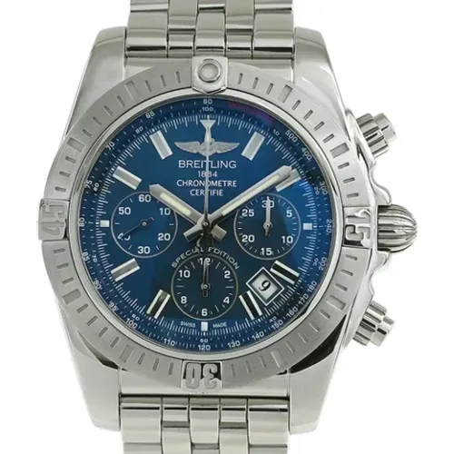 Pre-owned Stainless Steel watches , female, Sizes: ONE SIZE - Breitling Pre-owned - Modalova