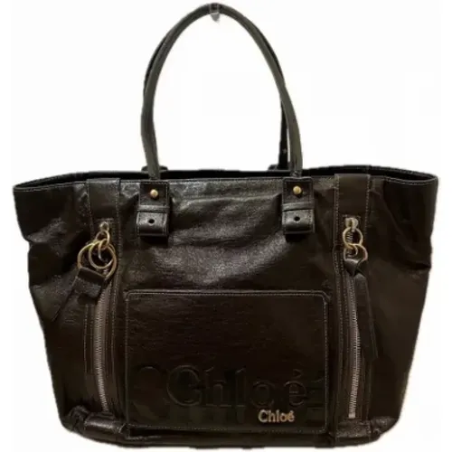 Pre-owned Leather totes , female, Sizes: ONE SIZE - Chloé Pre-owned - Modalova