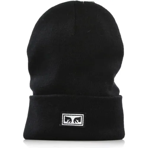 Icon Eyes Beanie Hat , male, Sizes: ONE SIZE - Obey - Modalova