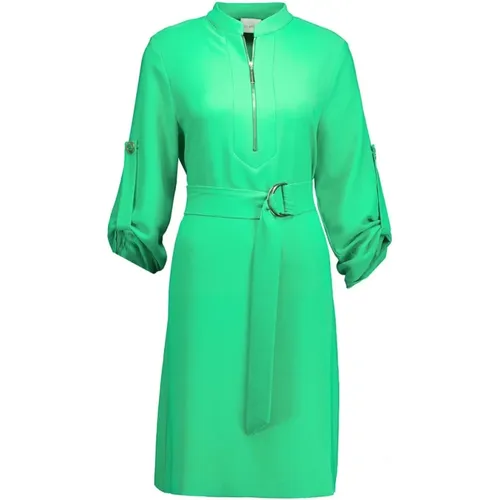 Stilvolles Frühlingskleid Lyon Grün , Damen, Größe: M - Due Amanti - Modalova