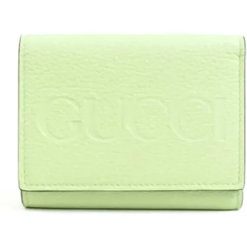 Pre-owned Leather wallets , female, Sizes: ONE SIZE - Gucci Vintage - Modalova