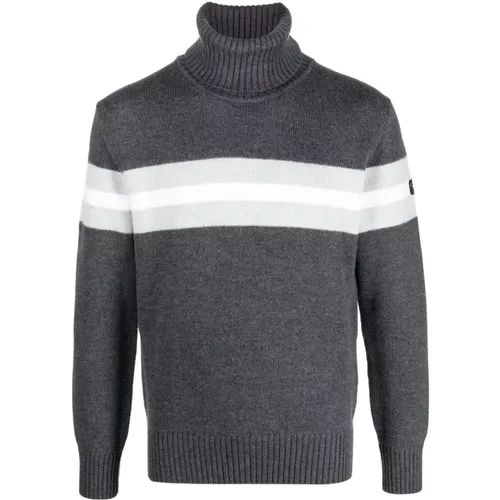 Woollen turtleneck sweater , male, Sizes: S, M - PAUL & SHARK - Modalova