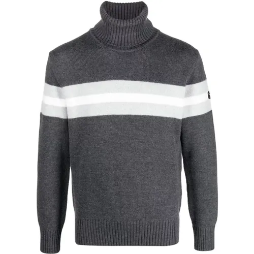 Woollen turtleneck sweater , male, Sizes: S, XL, M - PAUL & SHARK - Modalova