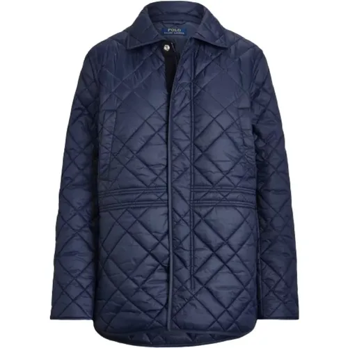 Quilted Mid-Length Aviator Jacket , female, Sizes: XS, L, XL - Polo Ralph Lauren - Modalova