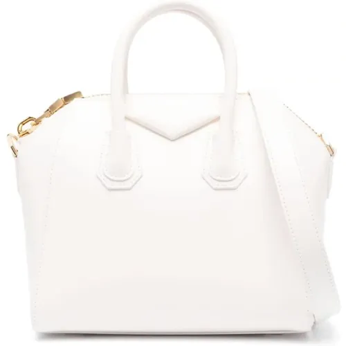 Ivory Leather Tote Bag , female, Sizes: ONE SIZE - Givenchy - Modalova