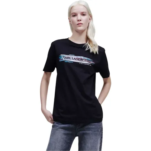 T-shirt , female, Sizes: S - Karl Lagerfeld - Modalova