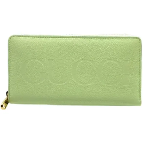 Pre-owned Leather wallets , female, Sizes: ONE SIZE - Gucci Vintage - Modalova