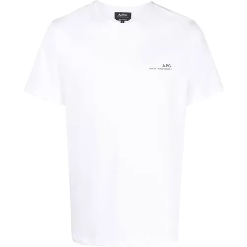 Klassisches Logo-T-Shirt , Herren, Größe: M - A.P.C. - Modalova