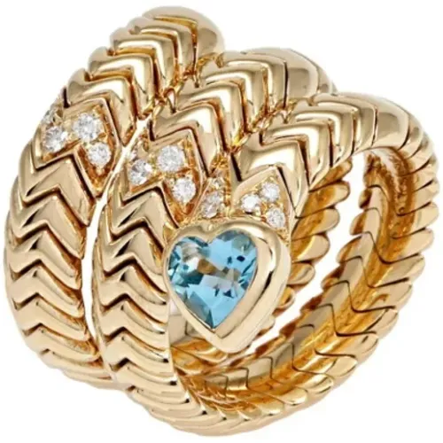 Pre-owned Gold rings , female, Sizes: ONE SIZE - Bvlgari Vintage - Modalova