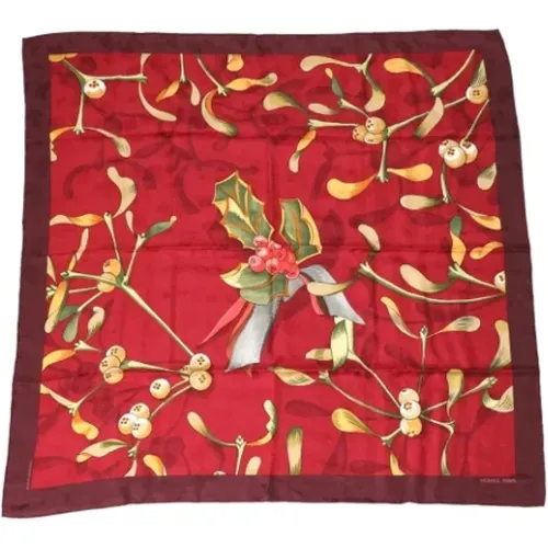 Pre-owned Silk scarves , female, Sizes: ONE SIZE - Hermès Vintage - Modalova