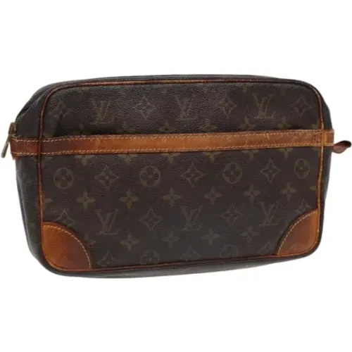 Pre-owned Canvas clutches , female, Sizes: ONE SIZE - Louis Vuitton Vintage - Modalova