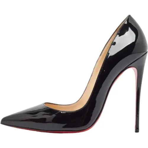 Pre-owned Leather heels , female, Sizes: 5 1/2 UK - Christian Louboutin Pre-owned - Modalova