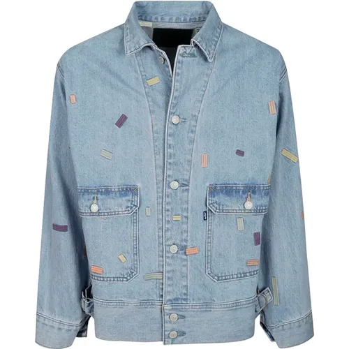 Levi's , MIJ Utility Trucker , male, Sizes: L, M, S - Levis - Modalova