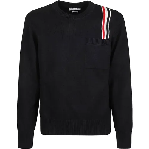 Round-neck Knitwear , male, Sizes: XL, L - Thom Browne - Modalova