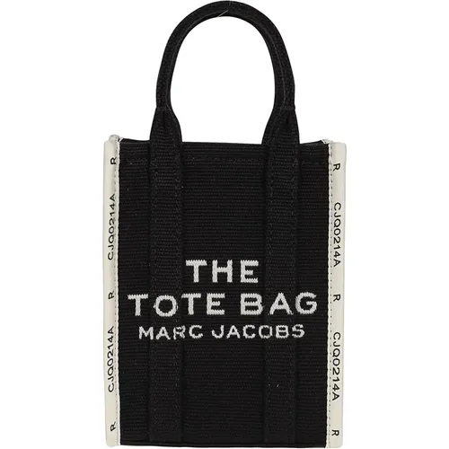 Schwarze Handtasche mit aufwändiger Stickerei - Marc Jacobs - Modalova