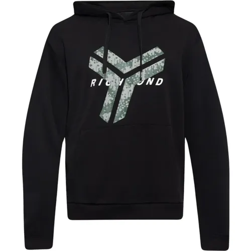 Logo Hooded Sweatshirt , male, Sizes: S, XL - John Richmond - Modalova