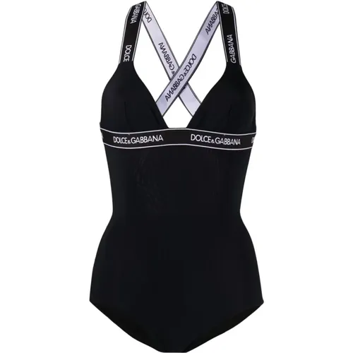 Sea Clothing Sweetheart Neck , female, Sizes: S - Dolce & Gabbana - Modalova