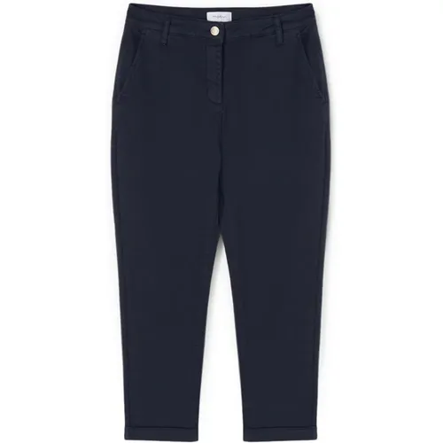 Baumwoll Chino Hose , Damen, Größe: XL - Motivi - Modalova