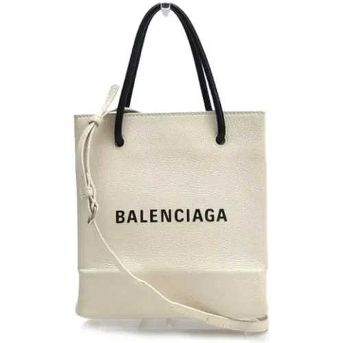 Pre-owned Leather totes , female, Sizes: ONE SIZE - Balenciaga Vintage - Modalova